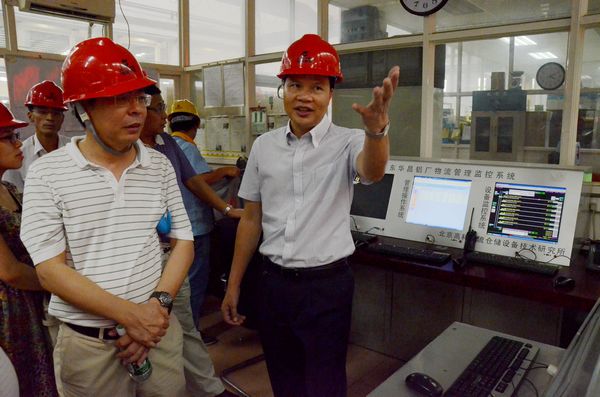 中國有色金屬工業協會文獻軍副會長一行蒞臨我司指導工作