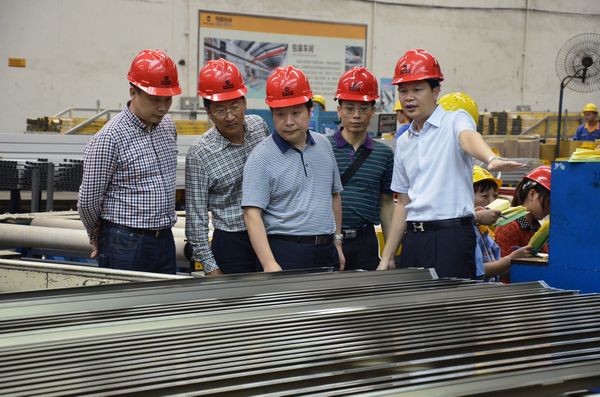 眉山市副市長周孝平一行蒞臨我司考察