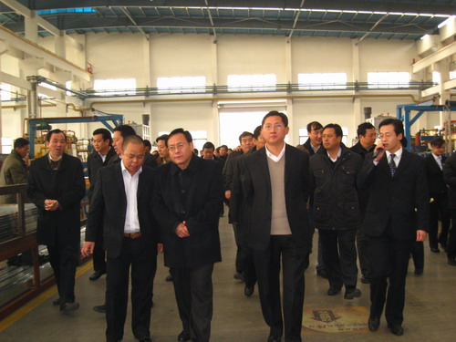 徐州市李榮啟常務副市長來我公司訪問