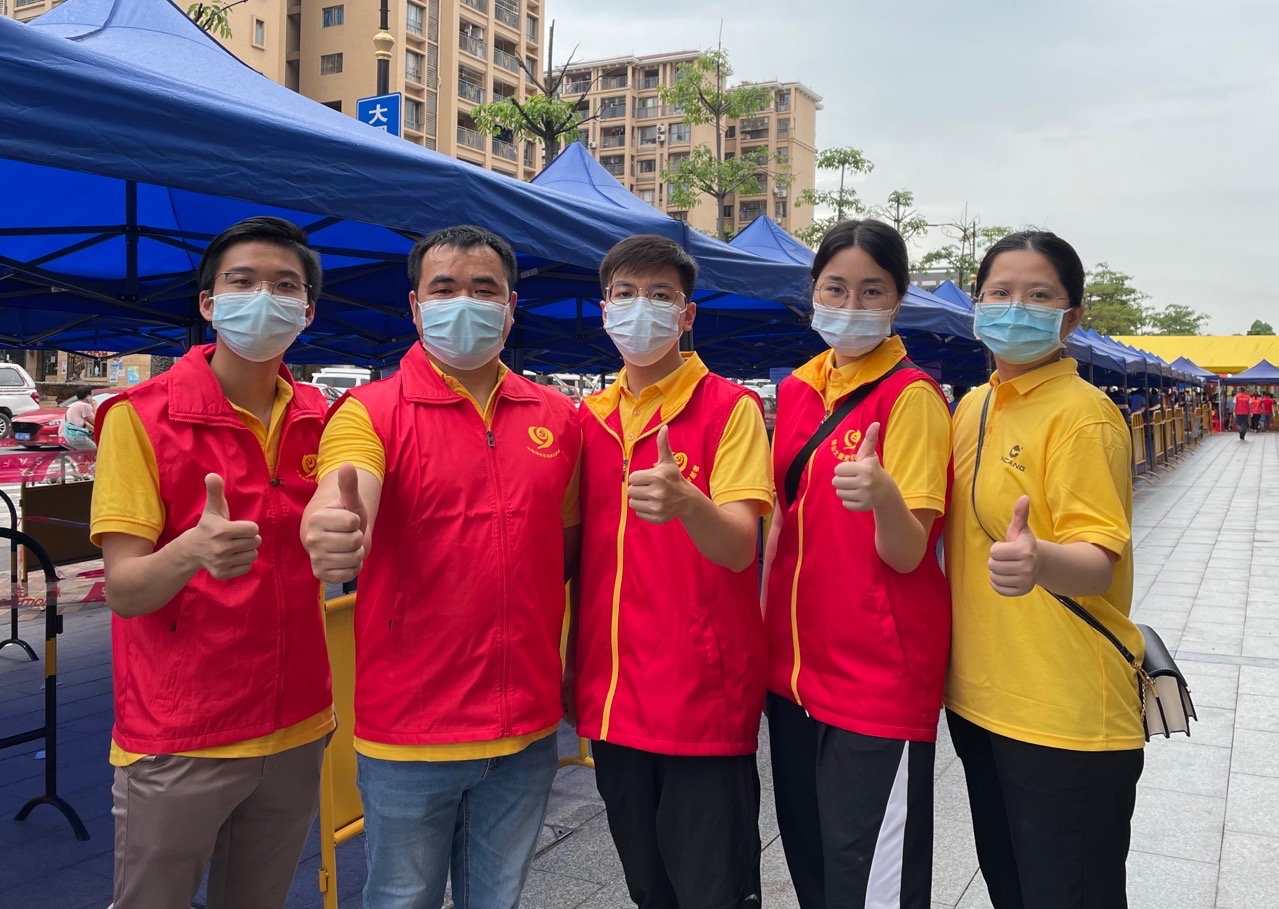 華昌精神“現身”抗疫一線 ——華昌集團黨群志愿者助力核酸檢測