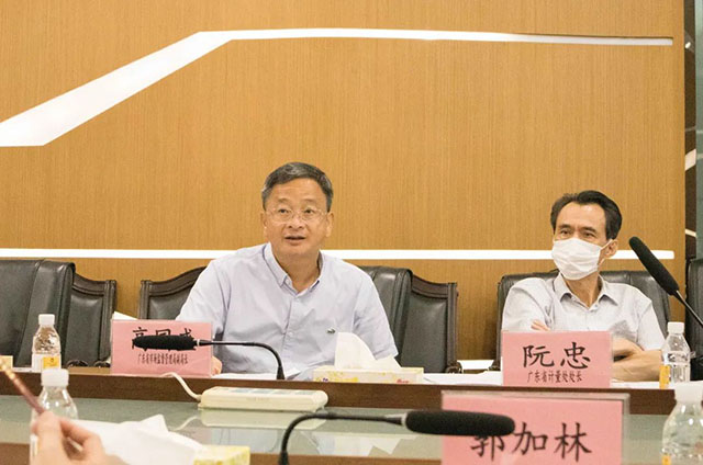 省市監局領導蒞臨華昌鋁材集團,對2021年的能源計量審查工作進行回訪